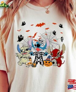 Horror Stitch Comfort Colors Shirt Trick Or Treat Disney Halloween Sweatshirt Classic Horror Stitch Comfort Colors Shirt Trick Or Treat Disney Halloween Sweatshirt Classic