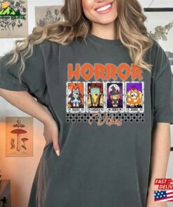 Horror Vibes Shirt Bluey Card Halloween Sweatshirt Classic