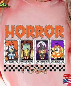 Horror Vibes Shirt Bluey Card Halloween Sweatshirt Classic
