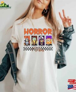 Horror Vibes Shirt Bluey Card Halloween Sweatshirt Classic 3