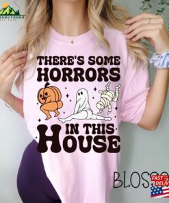 Horrors In This House Halloween T-Shirt Funny Tee Hoodie Classic