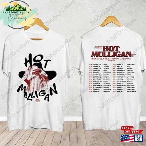 Hot Mulligan Why Would I Watch Tour 2023 Shirt Band Fan Classic Unisex