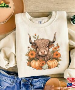 Howdy Fall Cow Sweatshirt Pumpkin Sweater Western Shirt Classic T-Shirt 2 Howdy Fall Cow Sweatshirt Pumpkin Sweater Western Shirt Classic T Shirt 3