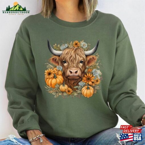 Howdy Fall Cow Sweatshirt Pumpkin Sweater Western Shirt T-Shirt