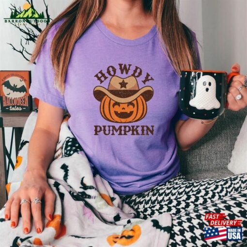 Howdy Pumpkin Western Halloween Shirt Country Cowgirl Party Hoodie Sweatshirt