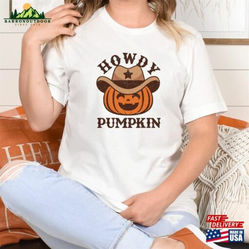 Howdy Pumpkin Western Halloween Shirt Country Cowgirl Party Hoodie Sweatshirt