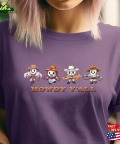 Howdy Y’all Western Ghost T-Shirt Boo Season Unisex