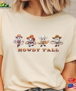 Howdy Y’all Western Ghost T-Shirt Boo Season Unisex