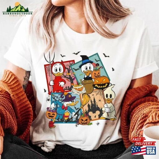 Huey Dewey And Louie Halloween T-Shirt Disney Trip Sweatshirt Hoodie 2023 Gift For Men Women