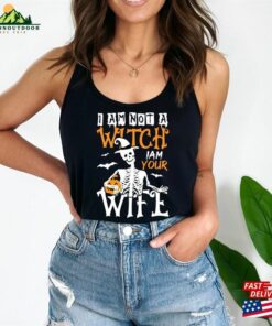 I Am Not A Witch Your Wife 2023 Halloween Tee Funny Pumpkin Shirt Sweatshirt Classic I Am Not A Witch Your Wife 2023 Halloween Tee Funny Pumpkin Shirt Sweatshirt Classic