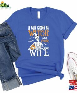 I Am Not A Witch Your Wife 2023 Halloween Tee Sweatshirt Unisex 4
