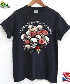 I Can Buy Myself Flowers Halloween Sweatshirt Sugar Skull Tshirt Coffee Shirt Hoodie 3