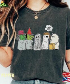 I Got A Rock Funny Halloween Comfort Colors Shirt Trick Or Treat Squad Little Ghost Shirts T-Shirt Unisex