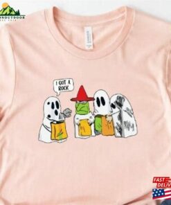 I Got A Rock Halloween Shirt Cute Fall Womens Ghost Classic Sweatshirt