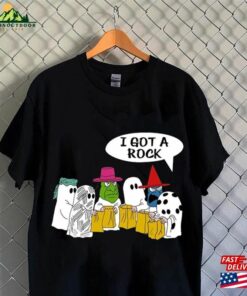 I Got A Rock Halloween Shirt Cute Fall Womens Ghost Hoodie Classic I Got A Rock Halloween Shirt Cute Fall Womens Ghost Hoodie Classic