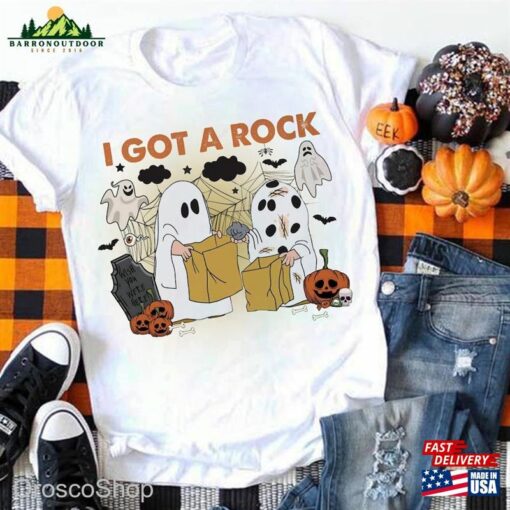 I Got A Rock Halloween Shirt Meme Witch Classic Unisex