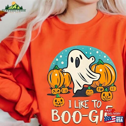 I Like Boo Gie Halloween Shirt Funny Gift T-Shirt Hoodie