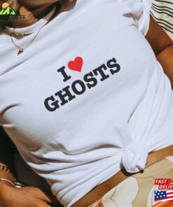 I Love Ghosts Halloween T-Shirt Ghost Tee Heart Unisex Hoodie I Love Ghosts Halloween T-Shirt Ghost Tee Heart Unisex Hoodie
