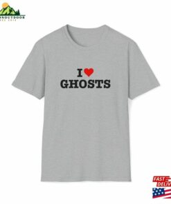 I Love Ghosts Halloween T-Shirt Ghost Tee Heart Unisex Hoodie 2 I Love Ghosts Halloween T Shirt Ghost Tee Heart Unisex Hoodie 3