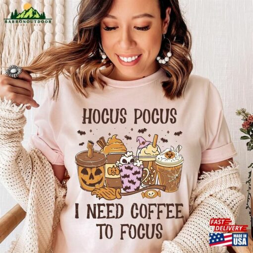 I Need Coffee To Focus Shirt Classic T-Shirt