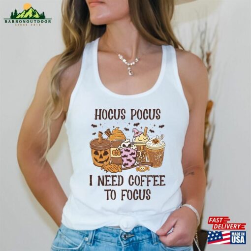 I Need Coffee To Focus Shirt Classic T-Shirt