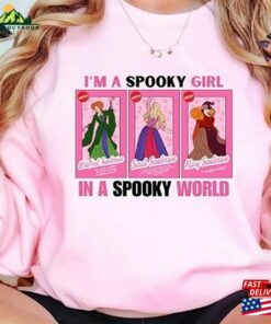 I’m A Spooky Girl In World Shirt Pink Doll Halloween Unisex T-Shirt