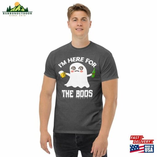 I’m Here For The Boos Funny Halloween Shirt Ghost Design Sweatshirt Hoodie