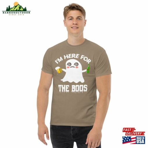 I’m Here For The Boos Funny Halloween Shirt Ghost Design Sweatshirt Hoodie