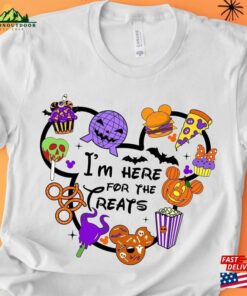I’m Here For The Treats Disney Halloween Snacks Shirt Unisex Hoodie