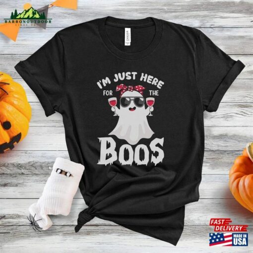 I’m Just Here For The Boos Funny Halloween Shirt T-Shirt Hoodie