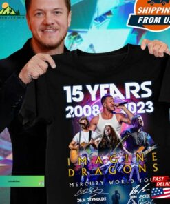 Imagine Dragons Shirt 15 Years Mercury Tour 2023 Sweatshirt Hoodie