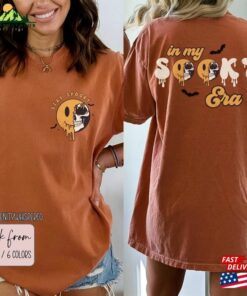 In My Spooky Era Halloween Comfort Colors Shirt Dripping Smiley Face Skeleton Retro T-Shirt Hoodie In My Spooky Era Halloween Comfort Colors Shirt Dripping Smiley Face Skeleton Retro T-Shirt Hoodie