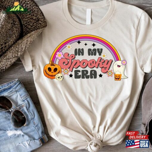 In My Spooky Era Shirt Cute Ghost Halloween Sweatshirt Unisex