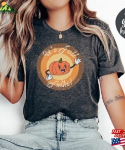 It’s Fall Folks Halloween Shirt Retro Cartoon Pumpkin Graphic Unisex Hoodie It’s Fall Folks Halloween Shirt Retro Cartoon Pumpkin Graphic Unisex Hoodie