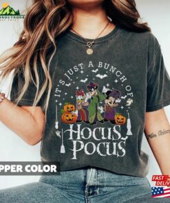 Its Just A Bunch Of Hocus Pocus Shirt Disney Halloween T Shirt Classic 3