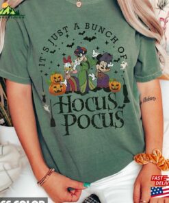 Its Just A Bunch Of Hocus Pocus Shirt Disney Halloween T Shirt Classic 4