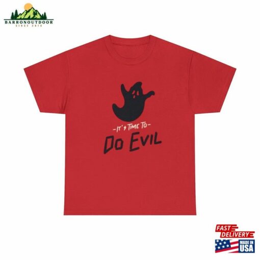 It’s Time To Do Evil Tee Halloween Hoodie T-Shirt