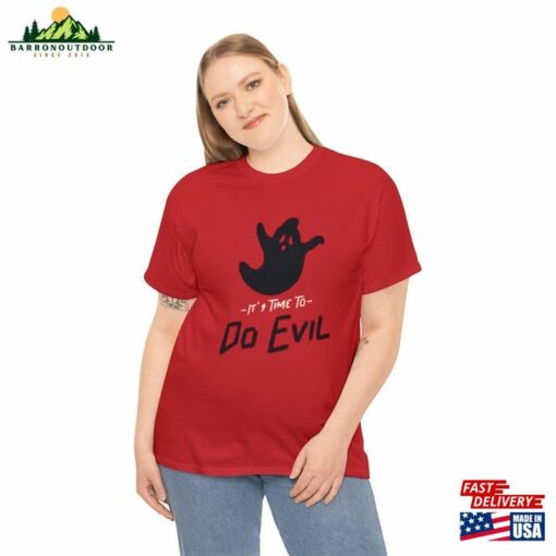 It’s Time To Do Evil Tee Halloween Hoodie T-Shirt