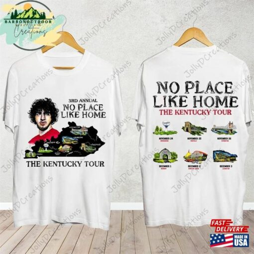 Jack Harlow No Place Like Home Tour Shirt The Kentucky Fan T-Shirt Classic