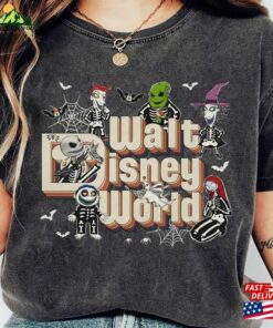 Jack Sally Lock Shock Barrel Oogie Boogie Bash Team Costume Mummy Comfort Colors Halloween T Shirt Hoodie 4