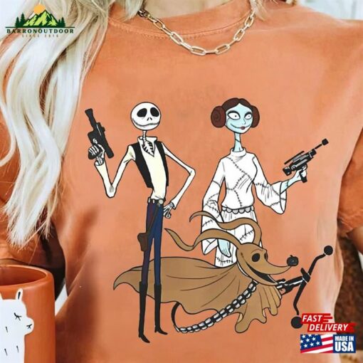 Jack Sally Zero Costume Hand Solo Princess Leia Chewie Chewbacca Shirt Disney Star Wars T-Shirt Classic