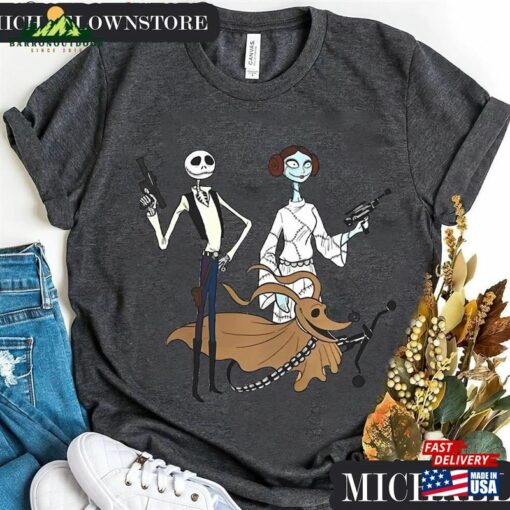 Jack Sally Zero Costume Hand Solo Princess Leia Chewie Chewbacca Shirt Disney Star Wars T-Shirt Classic