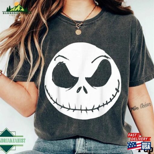 Jack Skellington Face Halloween Costume Shirt Nightmare Before Christmas Oogie Boogie Bash Unisex T-Shirt