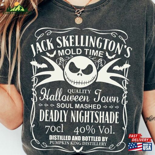 Jack Skellington Shirt Women Halloween Town Nightmare Before Classic Unisex