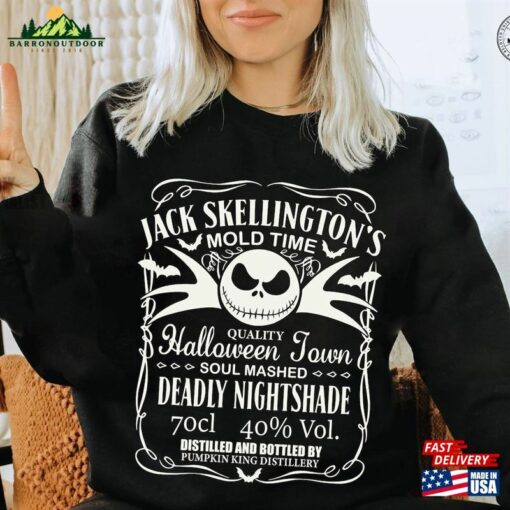 Jack Skellington Shirt Women Halloween Town Nightmare Before Classic Unisex