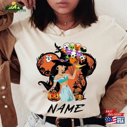 Jasmine Halloween Shirt Disney Princess Sweatshirt Unisex