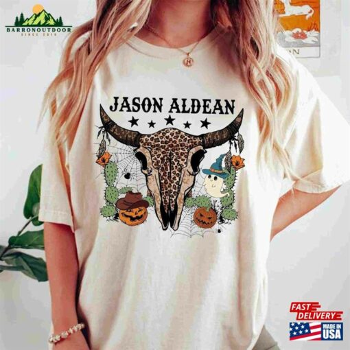 Jason Aldean Bullhead T-Shirt Halloween Shirt Tour Classic