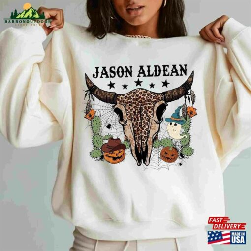 Jason Aldean Bullhead T-Shirt Halloween Shirt Tour Classic