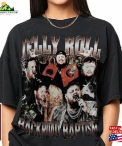 Jelly Roll 90S Backroad Baptism T-Shirt Gift Shirt For Fans 2023 On Birthday Halloween Classic