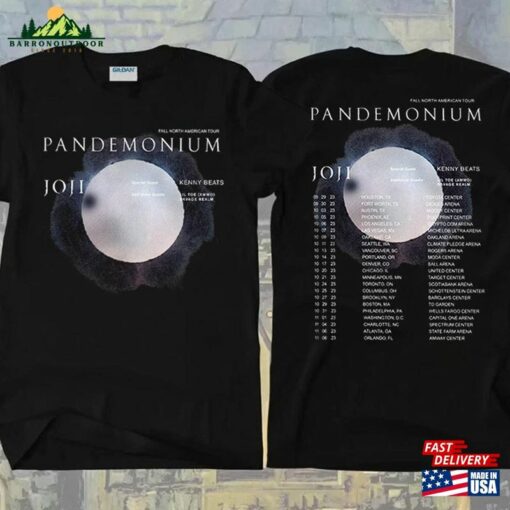 Joji Pandemonium Tour 2023 Unisex T-Shirt Concert Shirt Classic Hoodie